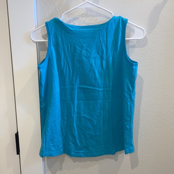 EUC Girls Size 150 US 12 Hanna Anderson Mermaid Tank Top Sleeveless Shirt - Picture 6 of 6